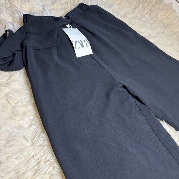 Zara Wide Flowy Pants - Picture 3 of 5